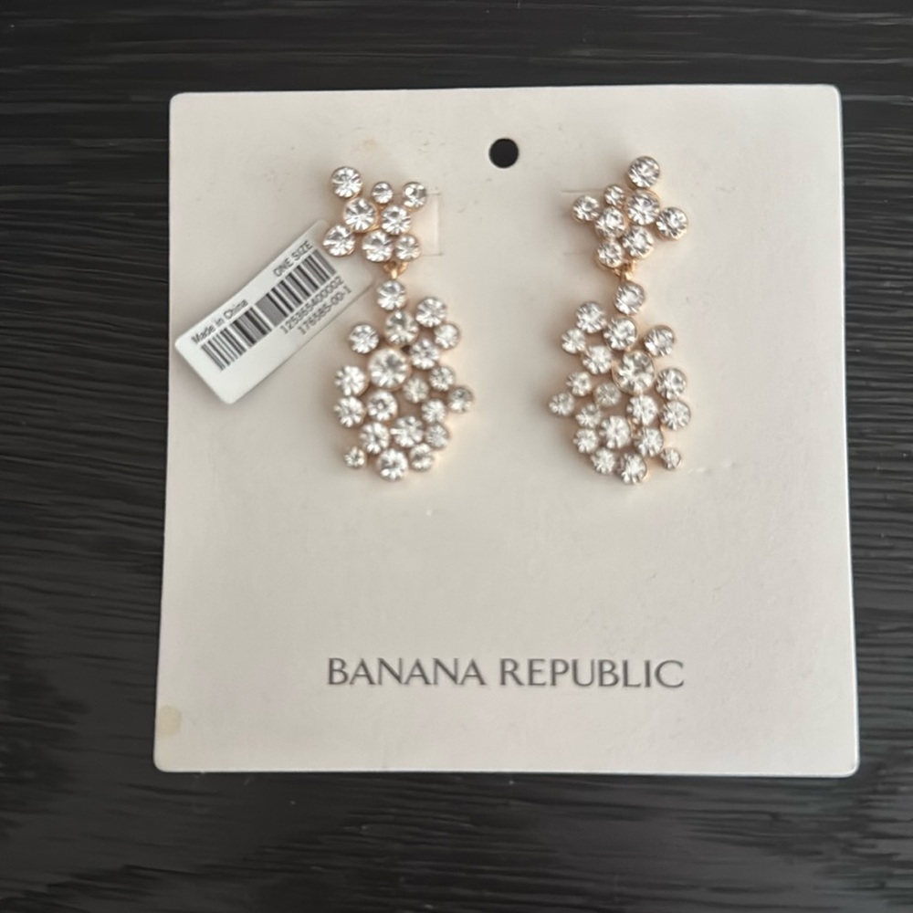 Banana republic earrings, new, never worn